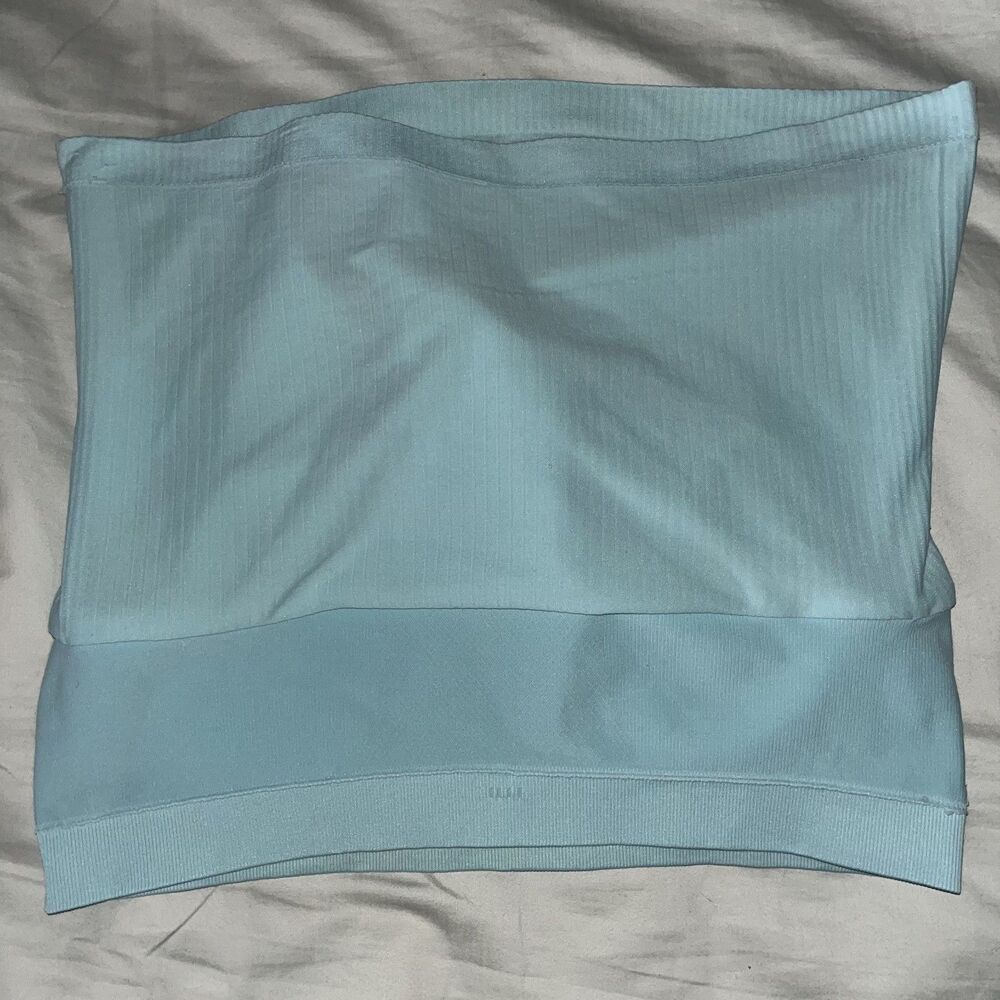 Lululemon Ebb to Street Cropped Racerback Tank Light Support Blue Women’s 10 - Picture 10 of 10